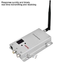 1.2G 1.5W Wireless Audio Video Transceiver CCTV Monitoring Transmitter Receiver
