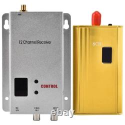 1.2G 1.5W Wireless Audio Video Transceiver CCTV Monitoring Transmitter Receiver