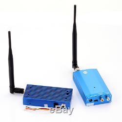 1-2KM Long Distance 1.3G 4CH Wireless CCTV Audio Video AV Transmitter Receiver
