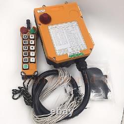 10 channels 2 Speed F24-10D Hoist Crane Wireless Remote Control AC/DC18440V