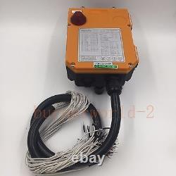 10 channels 2 Speed F24-10D Hoist Crane Wireless Remote Control AC/DC18440V