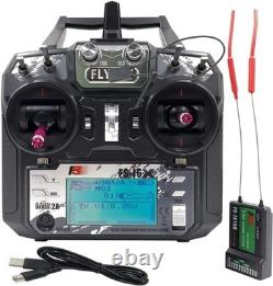 10CH Radio Transmitter and Receiver FS-iA10B 2.4G RC Controller for Airplane