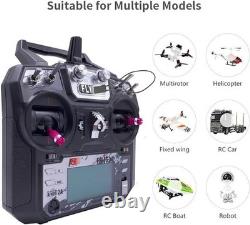 10CH Radio Transmitter and Receiver FS-iA10B 2.4G RC Controller for Airplane