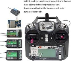 10CH Radio Transmitter and Receiver FS-iA10B 2.4G RC Controller for Airplane