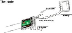 10CH Radio Transmitter and Receiver FS-iA10B 2.4G RC Controller for Airplane