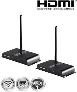 164ft 1080p Wireless HDMI Extender Kit AV Transmitter Receiver Video Audio FHD