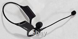 165ft Wireless Portable Headset Dual Microphones Waterproof 2.4G Jack 1 RX 2 TX