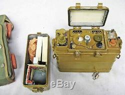 1960 CHINESE ARMY Portable Field Communications RADIO TRANSMITTER RECEIVER NOS