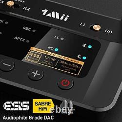 1Mii Bluetooth 5.0 Transmitter Receiver for Home Stereo TV HiFi Wireless Audi