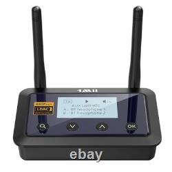 1Mii Bluetooth 5.3 Transmitter Receiver for TV Stereo LDAC Optical RCA AUX