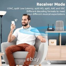 1Mii Bluetooth 5.3 Transmitter Receiver for TV Stereo LDAC Optical RCA AUX