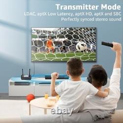 1Mii Bluetooth 5.3 Transmitter Receiver for TV Stereo LDAC Optical RCA AUX
