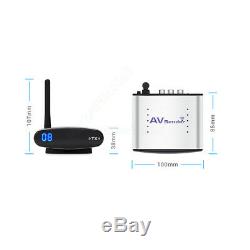 2.4G Audio AV Sender IR Remote Wireless Extender Transmitter RCA Receivers New