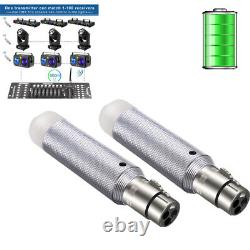 2.4G ISM DMX512 Wireless XLR Rechargeable Receiver &Transmitter For Stage Lights