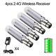 2.4g Ism Wireless Rechargeable Receiver Dmx512 Xlr Transmitter Set For Par Light