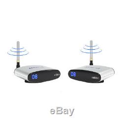 2.4G Wireless Audio Video AV Transmitter Sender and Receiver IR Remote Extender