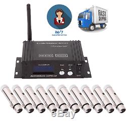 2.4G Wireless DMX512 Controller Transmitter Receiver +10 Female Receiver US Q1S7