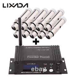 2.4G Wireless ISM DMX512 XLR Receiver Transmitter LED Stage PAR Party Light Z6E1