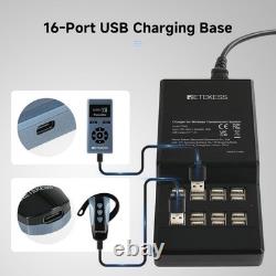 2.4G Wireless Tour Guide System 200m Range 1 Transmitter 10 Earhook Receivers