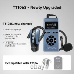 2.4G Wireless Tour Guide System 200m Range 1 Transmitter 10 Earhook Receivers