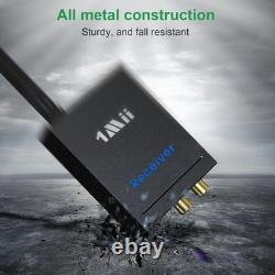 2.4GHz 1 TX + 2 RX Wireless Audio Transmitter and Receiver for TV, 20ms Ultra