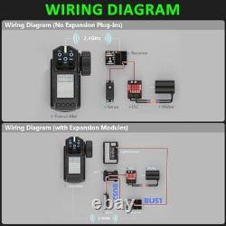 2.4GHz 11CH Radio Transmitter & FS-R11P Receiver for RC Car Boat, IBUS Protocol