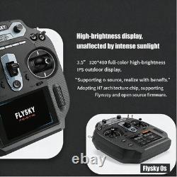 2.4GHz 16CH Radio Transmitter 3.5In IPS Screen Remote Controller for RC Car Blac