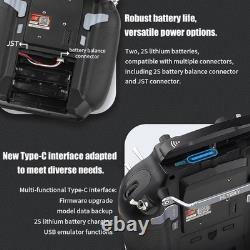 2.4GHz 16CH Radio Transmitter 3.5In IPS Screen Remote Controller for RC Car Blac