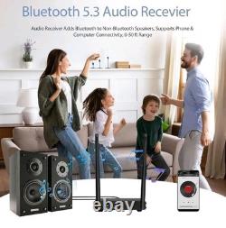 2.4GHz Wireless Audio Transmitter Receiver ARC Optical RCA 50M Bluetooth 5.3