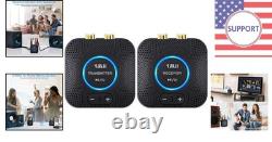 2.4GHz Wireless Audio Transmitter & Receiver Set 262ft Long Range Hi-Fi Sound
