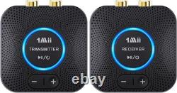 2.4GHz Wireless Audio Transmitter & Receiver Set 262ft Long Range Hi-Fi Sound