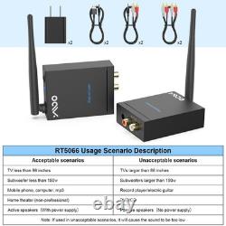 2.4GHz Wireless Audio Transmitter Receiver Set Home Sound System Upgrade