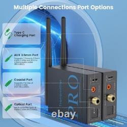 2.4GHz Wireless Audio Transmitter and Receiver, HiFi Audio, 20ms Low Latency