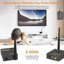 2.4Ghz Wireless Audio Transmitter Receiver, 48kHz/24bit HiFi Audio, 20ms RT5066