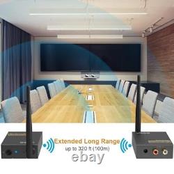 2.4Ghz Wireless Audio Transmitter Receiver, 48kHz/24bit HiFi Audio, 20ms RT5066
