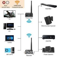 2.4Ghz Wireless Audio Transmitter Receiver, 48kHz/24bit HiFi Audio, 20ms Ultra