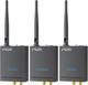 2.4ghz Wireless Audio Transmitter And Receiver (1 Tx+2 Rx), 2 Receivers For Two