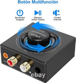 2.4Ghz Wireless Audio Transmitter and Receiver, 200Ft Long Range, 25Ms Low Laten