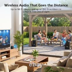 2.4Ghz Wireless RCA Audio Transmitter Receiver (1 TX + 1 RX) for TV