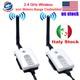 2.4ghz Wireless Transmitter + Receiver For Reverse Camera Monitor Truck Bus Car