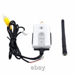 2.4Ghz Wireless Transmitter + Receiver For Reverse Camera Monitor Truck Bus Car