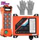 2 Dual Speed 8 Channel Industrial Wireless Crane Remote Control For Overhead New