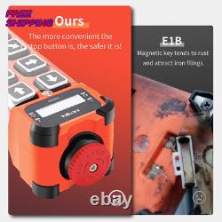 2 Dual Speed 8 Channel Industrial Wireless Crane Remote Control for Overhead NEW