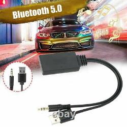 2 In 1 USB Bluetooth5.0 Transmitter Receiver Adapter Wireless For PC Car Kit LOT