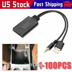 2 In 1USB Bluetooth 5.0 Transmitter Receiver Adapter Wireless For PC Car Kit lot