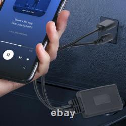 2 In 1USB Bluetooth 5.0 Transmitter Receiver Adapter Wireless For PC Car Kit lot