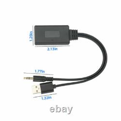 2 In 1USB Bluetooth 5.0 Transmitter Receiver Adapter Wireless For PC Car Kit lot