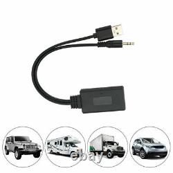 2 In 1USB Bluetooth 5.0 Transmitter Receiver Adapter Wireless For PC Car Kit lot