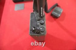 2 Military Surplus Prc 127 Receiver Transmitter Walkie Talkie Microphone Radio