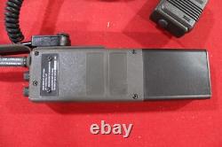 2 Military Surplus Prc 127 Receiver Transmitter Walkie Talkie Microphone Radio